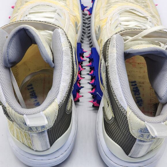 Nike x Off-White Air Force 1 Mid SP Graffiti DO6290-100 EU 44.5 US 10.5 preowned - Picture 8 of 10